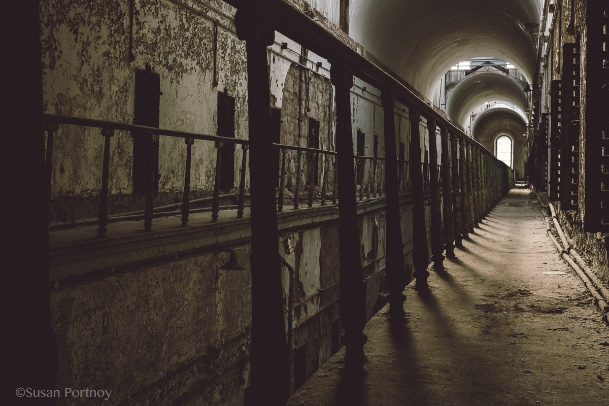 Along Cell Block 7 Eastern State Penitentiary