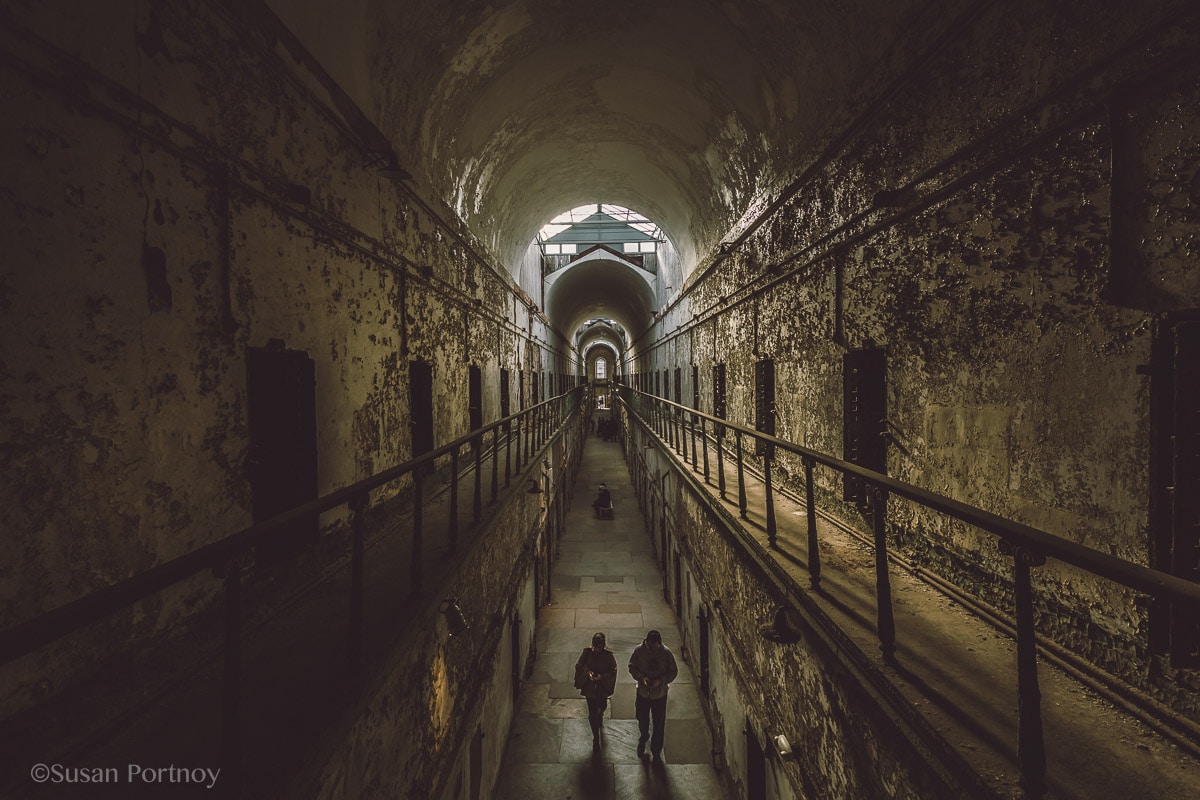 View from main Mezzanine Eastern State Penitentiary